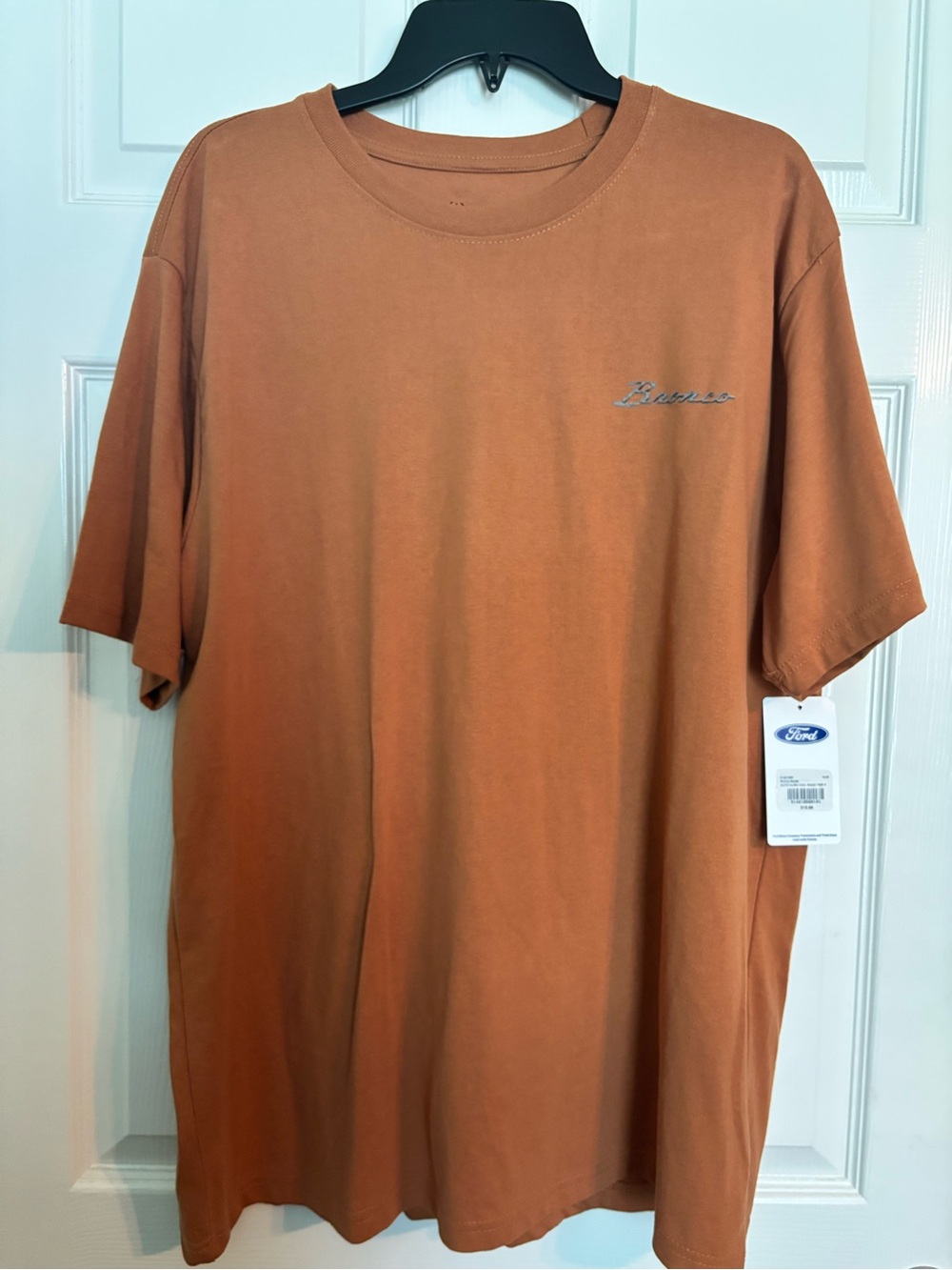 Bronco Men's Rust Crewneck T‑Shirt
